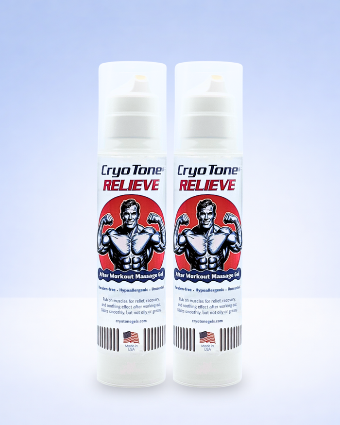 CryoTone RELIEVE • Post-Workout Massage Gel (2 Pack)