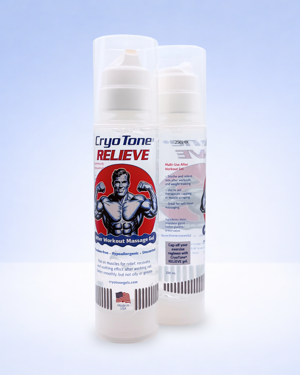CryoTone Relieve • Post-Workout Massage Gel (4 Pack)