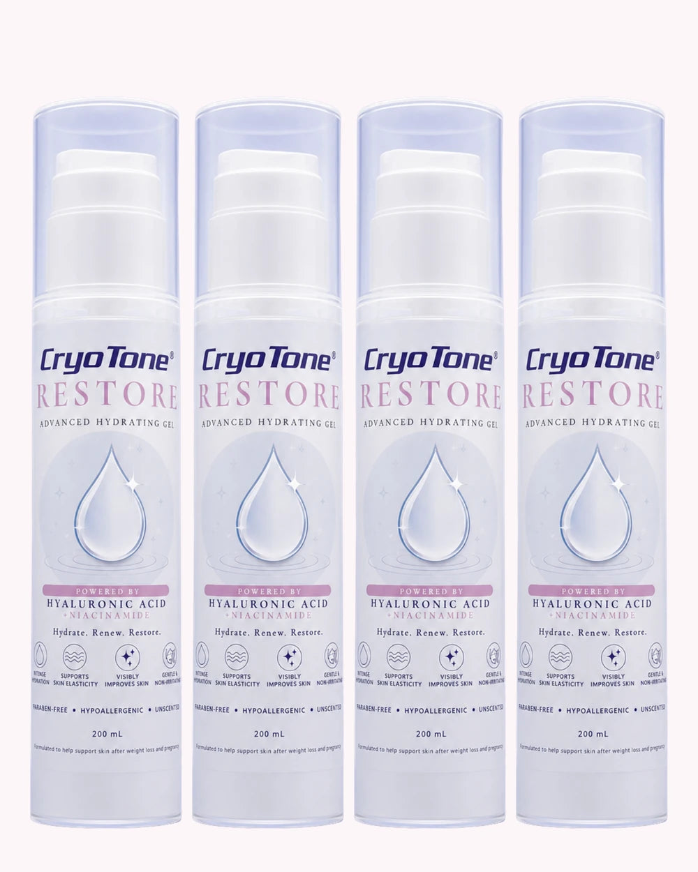 CryoTone RESTORE  • Advanced Hydrating Gel (4-Pack)